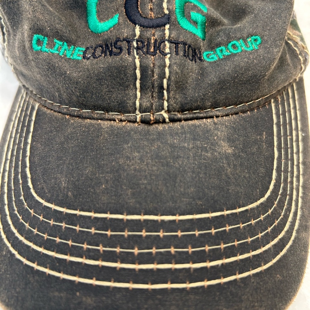 CCG Camouflage Baseball Cap, Vintage Construction Cap, One Size Fits All - Picture 3 of 11